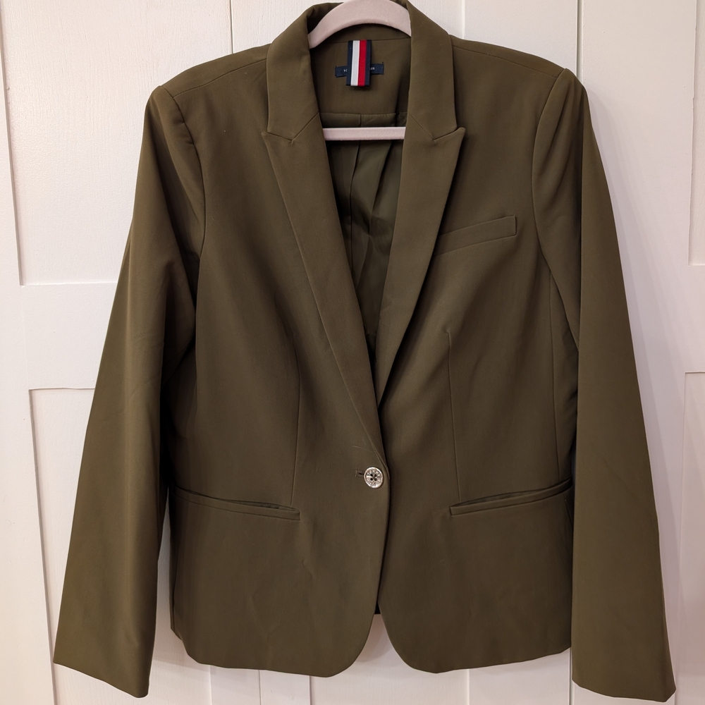 Tommy Hilfiger Khaki Women's Blazer